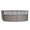 Linea Italia Reception Desk 11.1 ft D X 46 in H, 11.8 ft W X Thermofused Laminate, Clear, Ash ZUD319 - alternate 4